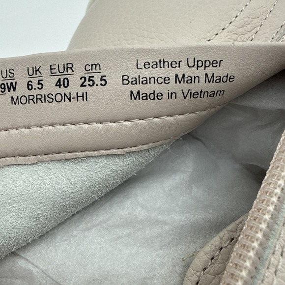 Naturalizer Morrison-Hi Water Repellent Hi-Top Sneaker Women's Size 9W - Picture 10 of 15